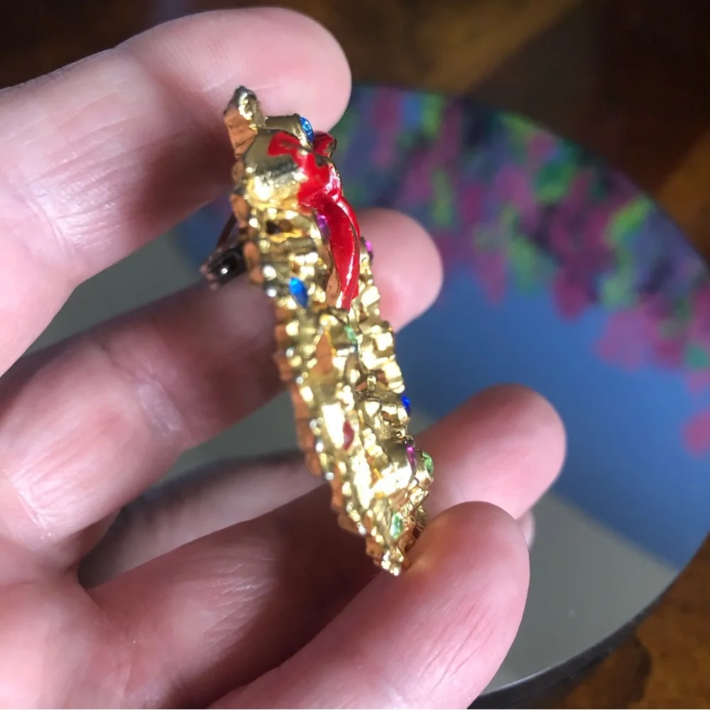 Vintage colorful stone